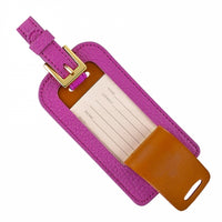 Goatskin Leather Luggage Tag