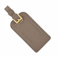 Goatskin Leather Luggage Tag