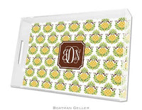 Pineapple Repeat Lucite Tray