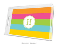 Bold Stripe Lucite Tray
