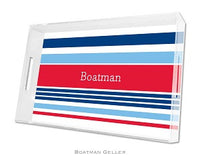 Espadrille Nautical Lucite Tray