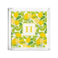 Boatman Geller Lemons Petite Lucite Tray