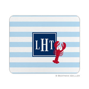 Stripe Lobster Mouse Pad