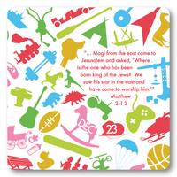 Child Advent Calendar with Easel