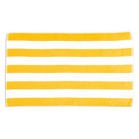 Monogrammed Cabana Stripe Beach Towel