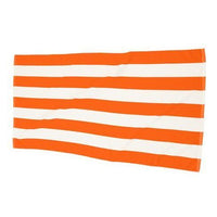 Monogrammed Cabana Stripe Beach Towel
