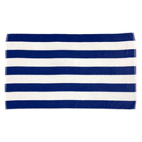 Monogrammed Cabana Stripe Beach Towel