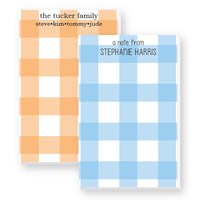 Personalized Buffalo Check Notepad Collection