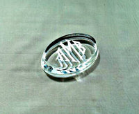 Monogrammed Oval Paperweight