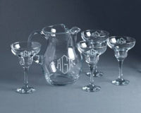 Monogrammed Margarita Set