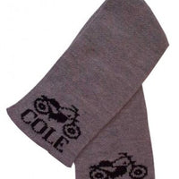 Personalized Scarf with Name & Vintage Motorcycle