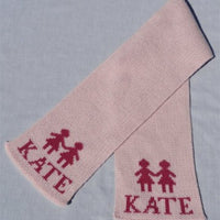 Personalized Scarf with Name & Paperdolls