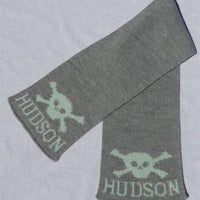 Personalized Scarf with Name & Skull & Crossbone