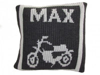 Pillow with Motorcycle