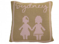 Pillow with Paperdolls