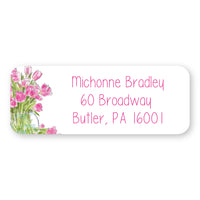 Tulips Address Label
