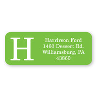 Kelly Green Address Label