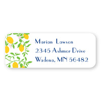 Lemon Address Label