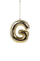 Electroplated Letter Ornament