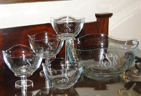 Monogrammed Gala Salad Bowl Set