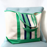 Canvas Ribbon Boat Bag