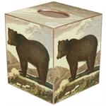 Brown Bear Tissue Box Cover
