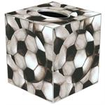 Antique Soccer Tissue Box Cover