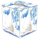 Sailboat by Bill Kelley Tissue Box Cover