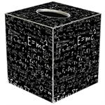 Einstein's E=mc2 Tissue Box Cover