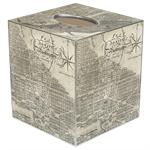 Washington DC Antique Map Tissue Box Cover