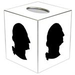 Washington Silhouette Tissue Box Cover