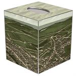 Nantucket Town Antique Map Tissue Box Cover