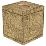 Wyoming Map Tissue Box Cover