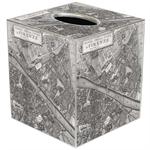 Firenze Map Tissue Box Cover