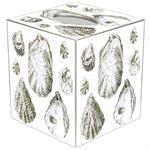 Antique Oyster Shells Tissue Box Cover