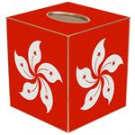 Hong Kong Flag Tissue Box Cover