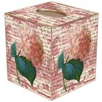 Pink Hydrangea on Rose Tissue Box Cover
