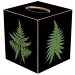 Fern Leaves Tissue Box Cover