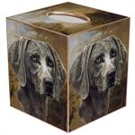 Weimaraner Tissue Box Cover