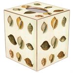 Pale Shells Tissue Box Cover