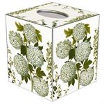 Pale Hydrangeas Tissue Box Cover