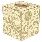 Damask Antique Tissue Box Covers