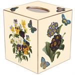 Pansies and Primrose Tissue Box Covers