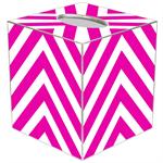 Chevron Bright Tissue Box Cover