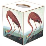 Pink Flamingo Tissue Box Cover