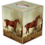 Chestnut Hunter Tissue Box Cover
