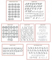 Monogrammed Square Acrylic Tumblers (Set of 4)