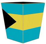 Bahamas Flag Waste Basket