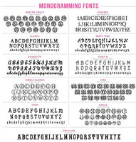 Monogramed Hot Pink Canvas Weekender