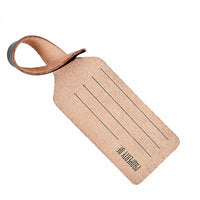 Monogrammed Vachetta Leather Luggage Tag